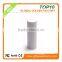 White plastic usb flash drive customize logo