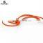 Factory Direct Sale Orange Power Cord,Colourful Fabric Textile Power Cord Round