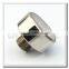 High quality brass chromed body spiral tube mini manometer 5000 psi 2000 psi