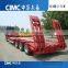 CIMC Tri Axle Heavy Load 50T Lowbed Truck Trailer