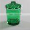 Welcome Inquiry Superior Quality Envirnomental Friendly Paint Color Glass Candle Jar With Lid