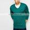 high quality wool acrylic autumn pullover men, men fashion v neck sweater pullover wholesale