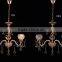 Contemporary Vintage Hot Selling 3 Lights Crystal Chandelier With Iron Material