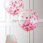 Wedding party confetti latex balloon inflatable helium balloon