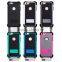 Durable Phone case Silicon TPU+PC 3 in 1 dual layer case with kickstand stand function for iphone 5/ 6