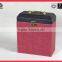 Custom wooden suitcase box luggage leather box
