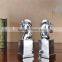 silver polyresin horse bookend best present for kids