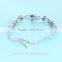 Fashion Wholesale 925 Silver Rhinestone Women Bracelets