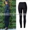 Alibaba China 2016 Summer Fashion Women Black High Waist Leggings Ladies Knee Holes Pencil Skinny Ripped Jeans Wholesale Price
