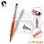 KKPEN High quality slim dotted metal ball pen with crystal