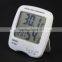 New Smart Large LCD Digital Hygro Thermometer Temperature Humidity Time MAX MIN Clock Calendar Alarm Meter BJ-303A Wholesale