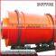 Portable rotary drum dryer for sand