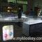 Luxury baking paint jewelry kiosk, jewelery shop design, mall jewelry kiosk design for sale