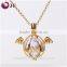 Hollow Copper Charm Gold Plated Jewelry Scented Aromatherapy Locket Pendants