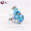 Wholesales Fashion Glass Bottle Women Ring Adjustable Size Essential Oil Rings Perfume Ring