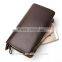 Trendy men's clutch wallet,genuine leather purse wholesale