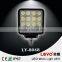 4 Inch Square 48w Led Work Light off Road Flood Lights Truck Lights 4x4 off Road Tractor Jeep Work Lights