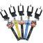 most popular portable Cartoon Selfie Stick ,cartoon wired Selfie Stick with logo