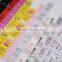 Satin main printing care labels,satin printing tags roll for garment