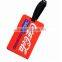Custom 3d Soft Silicone Luggage Tag/ Rubber Bag Tag/ Pvc Luggage Tag