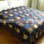 2016 most comfortable thick grey cotton hospital tartan blanket