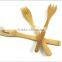 19cm long bamboo fork for cake or dessert hot sale in western countries
