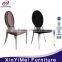 Romantic Style Beautiful Stainless Steel Banquet Chair