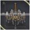 Comtemporary Large Crystal Chandelier Pendant Light, Hanging Candle Light LED Chandelier with Changing Color