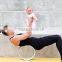 Women slimming Eco-Friendly TPE&Pvc Foam Yoga Wheel