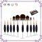High Reliable 10pcs for Girls Beauty Private Label Oval Makeup Brush Set