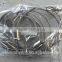 Hanger ropes with slings for THM liners