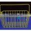 hand-held design convenient metal wire basket display rack