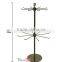 2-Tier Counter Rotating Metal Wire Display Stand for Key Chain