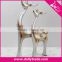 Silver Resin Deer Figurines for Christmas Decoration, Wholesale Christmas Resin Deer Craft