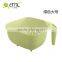 Square Plastic Vegetable Draining Strainer Basket With Handle,big Size
