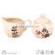 stoneware dinnerware sugar bowl coffee creamer container