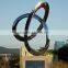 Abstract Contemporary Modern Polished Metal Craft Stainless Steel Outdoor Sculpture