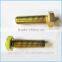 DIN933 Hex Head Bolt With Yellow Color