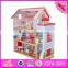 2017 New products lovely children wooden dollhouse kits W06A100