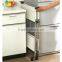 folding hand cart, metal kitchen dining serving cart