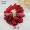 Cheap handmade small fabric flower for baby shoes