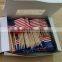 wooden flag sticks party supply christmas decor