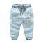 Hottest summer cotton long denim pants boys jeans 2017 with embroidery