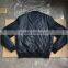 OEM Quality Black Color Quilted Inside Nylon Bomber Jacket for Men