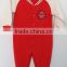 baby girls red and white knit romper for Autumn