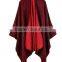 2017 best selling purple double sided ladies two sides shawl