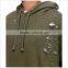 Wholesale Olive Green Hoodie Custom Design Washed Hoodie