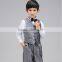 2017 new style latest fashion high quality silk flower boy suit Boy performing costume