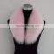 Myfur Hot Sale Cream Milk Color Soft Fox Fur Trim Collar