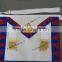 100% Leather Masonic Royal arch Companion Apron with gold Tassel